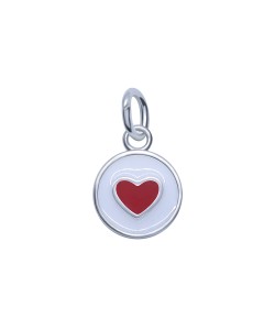 Mini Heart Shaped Silver Charms CH-319-C